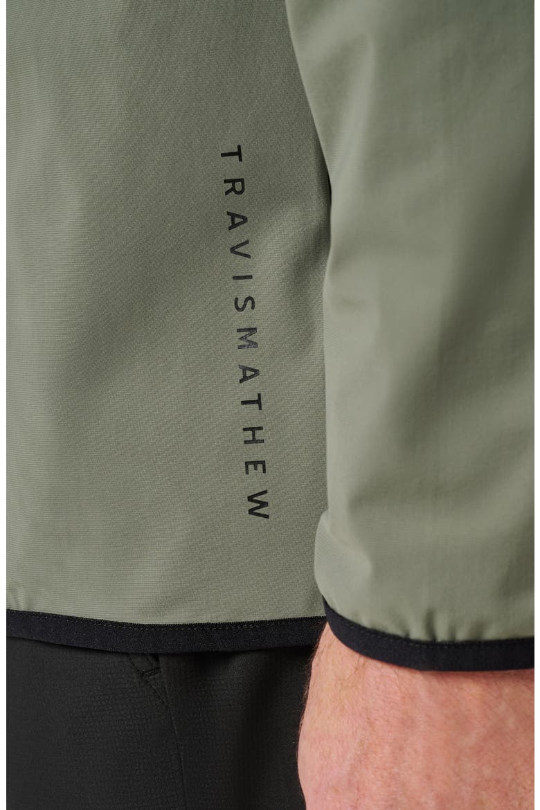 Tour Quarter Zip Pullover, Alternate, color, DARK OLIVE