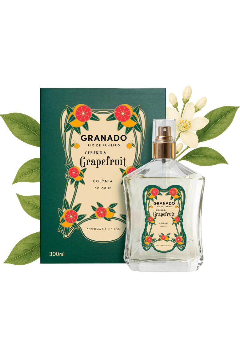 Gerânio & Grapefruit Eau de Cologne, Main, color, Clear