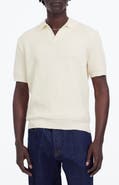 Madewell Johnny Collar Waffle Knit Polo