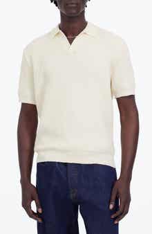 Madewell Johnny Collar Waffle Knit Polo