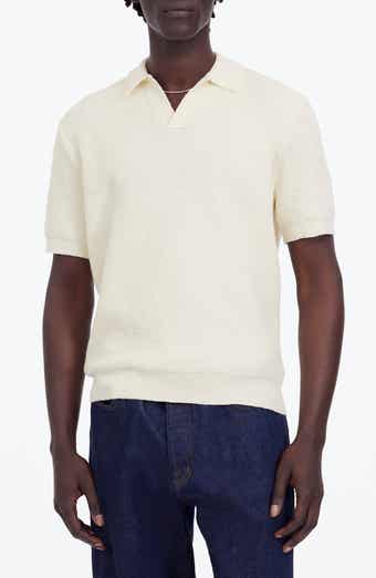 Madewell Johnny Collar Waffle Knit Polo