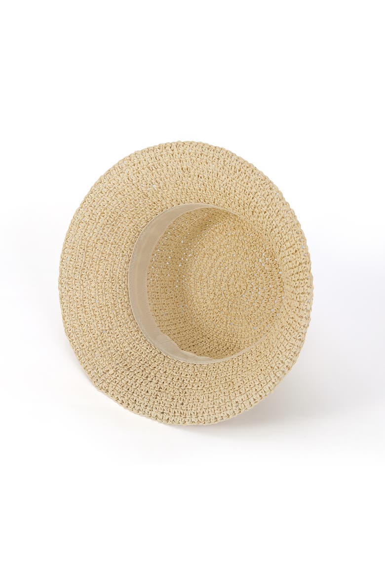 Moriah Women's Paper Straw Bucket Hat, Alternate, color, Natural