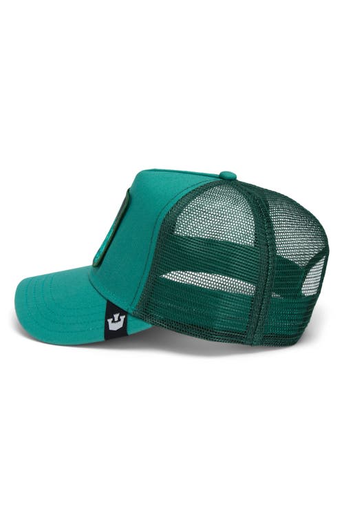 Goorin Bros . Boss Mirage Trucker Hat In Emerald