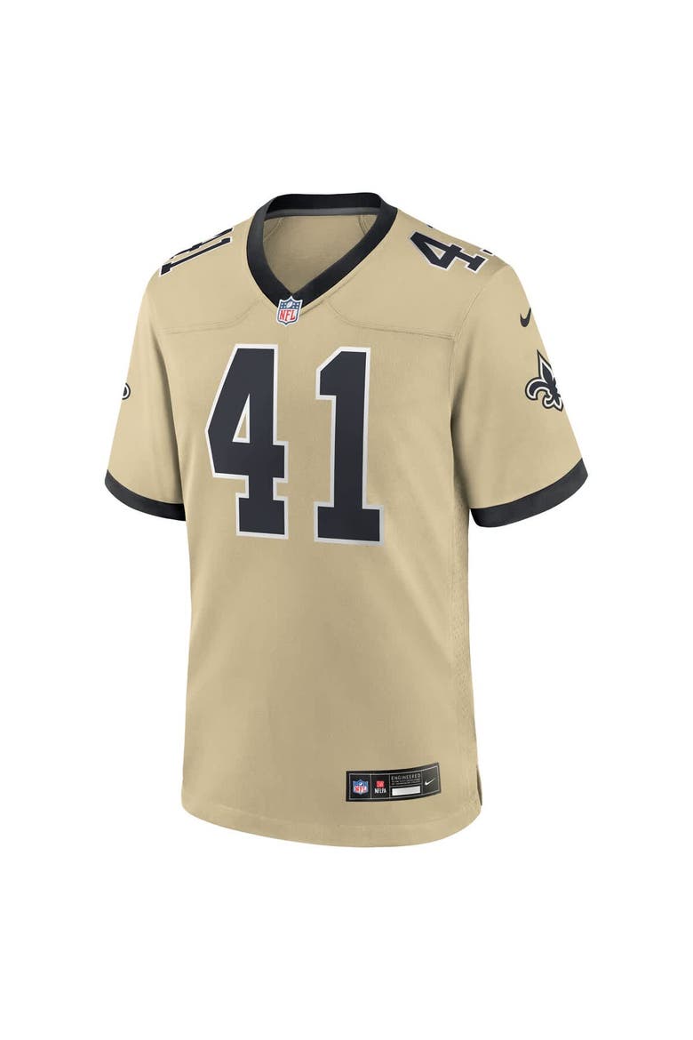 Youth Nike Alvin Kamara Gold New Orleans Saints Gameday Golds Alternate Game Player Jersey, Alternate, color, Gold