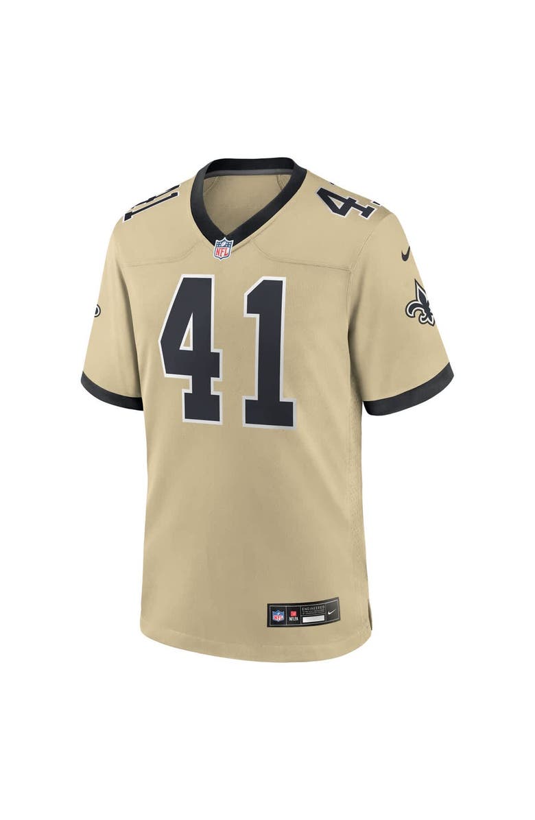 Nike Youth Nike Alvin Kamara Gold New Orleans Saints Gameday Golds Alternate Game Player Jersey, Alternate, color, Gold