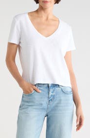L'AGENCE Carly Crop T-Shirt
