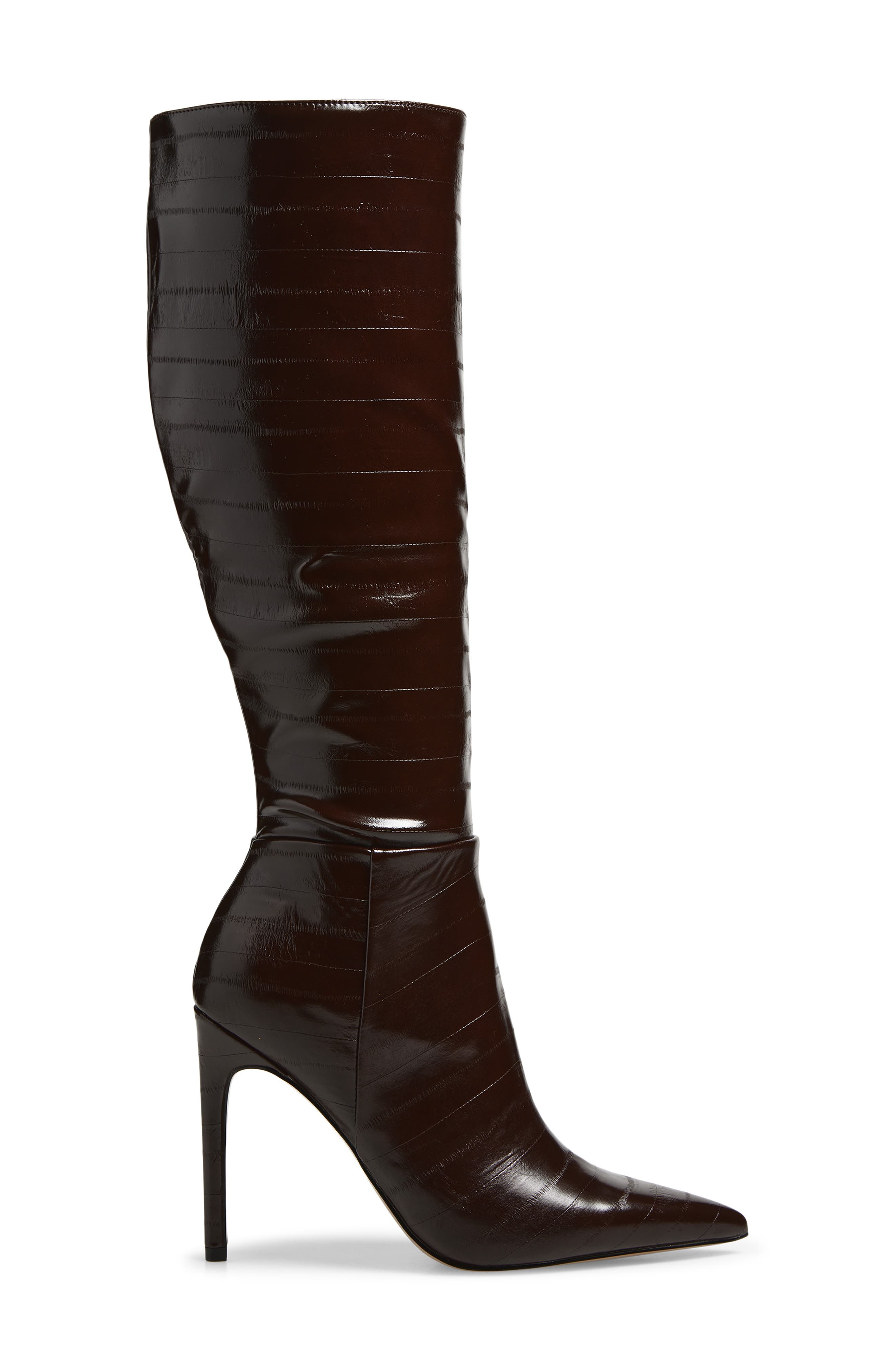 Steve Madden Nitro Knee High Boot, Alternate, color, Brown Eel