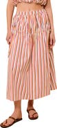 Solid & Striped Ivy Stripe Stretch Poplin Maxi Skirt