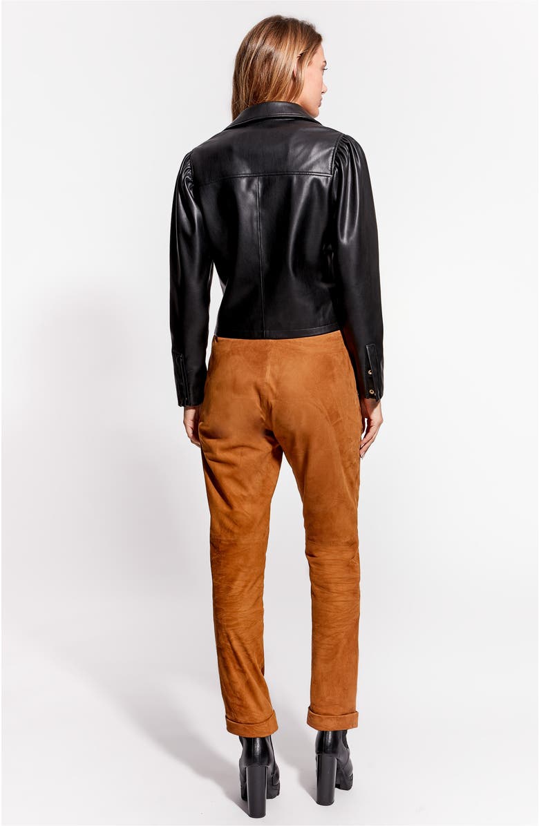 AS by DF Fallon Recycled Leather Shacket, Alternate, color,