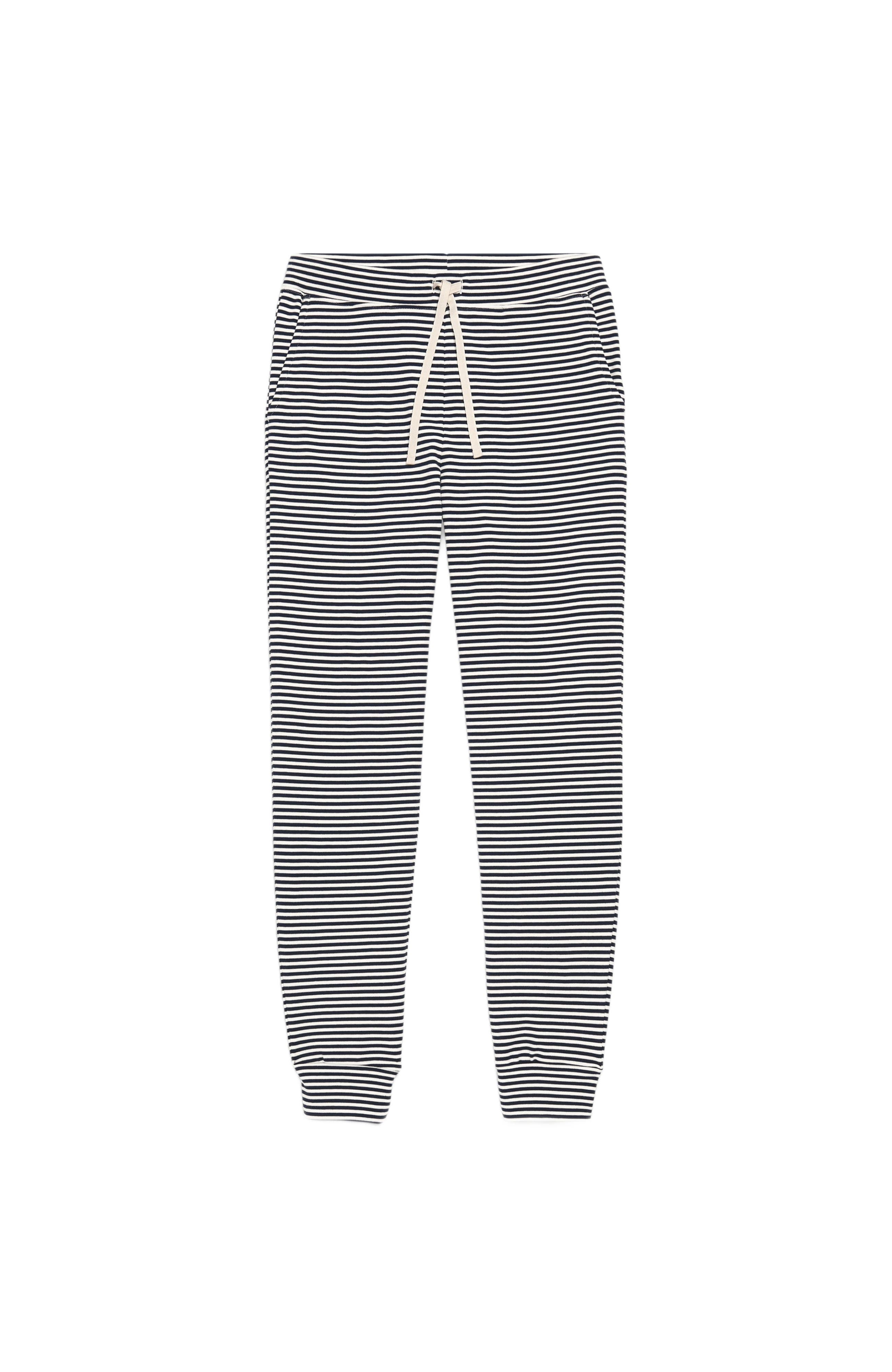 selected Navy Ivory Stripe