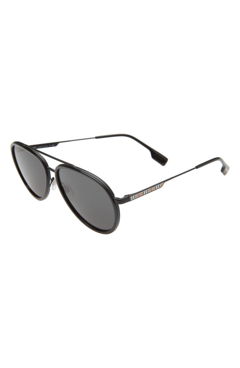 Burberry 59mm Aviator Sunglasses, Alternate, color, 