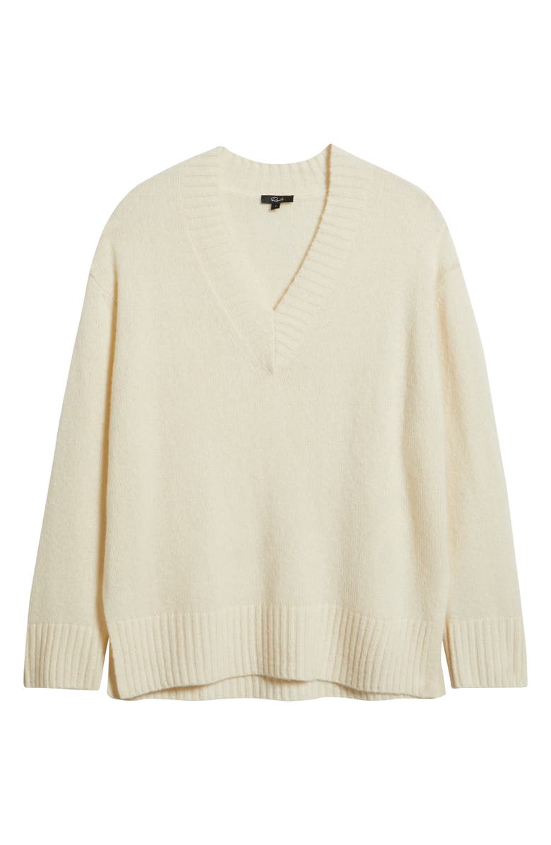 Rails Gisella Cashmere & Silk Sweater, Alternate, color, Ivory