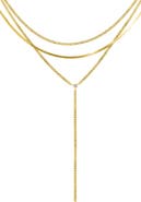 Adornia 3-Piece Mixed Chain Necklace Set