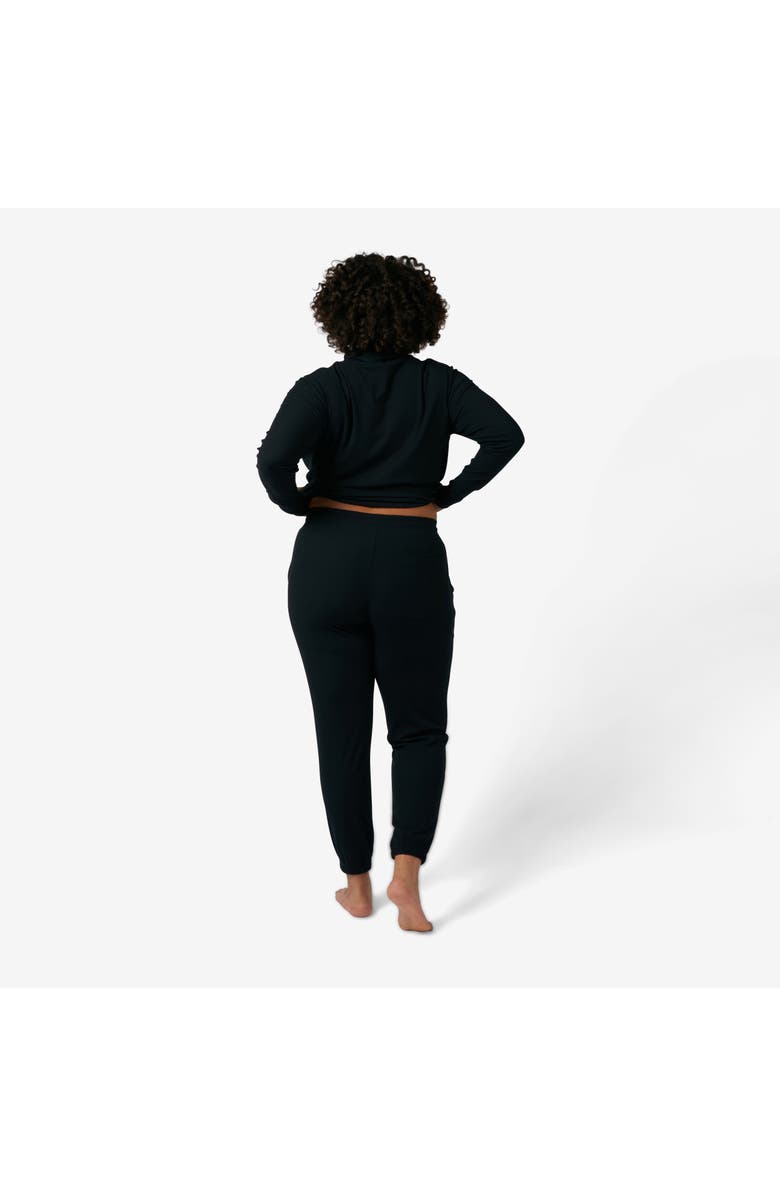 TomboyX Rib Drawstring Jogger, Alternate, color, Black