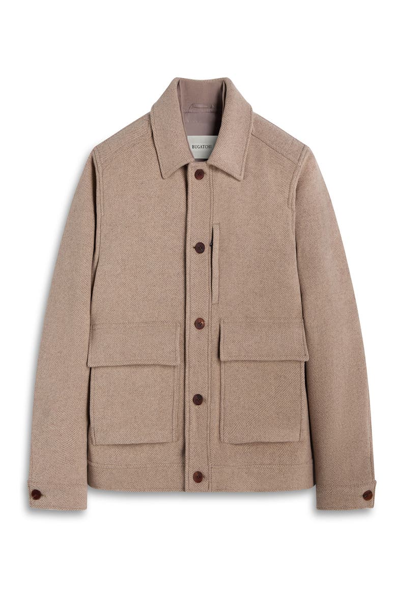 Tweed Jacket with Removable Quilted Vest, Alternate, color, WALNUT