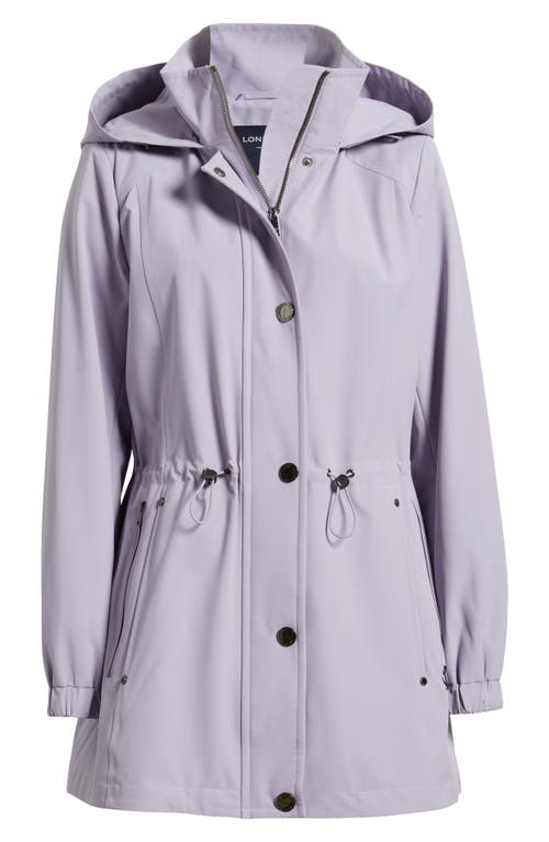 London Fog Hooded Jacket In Lilac
