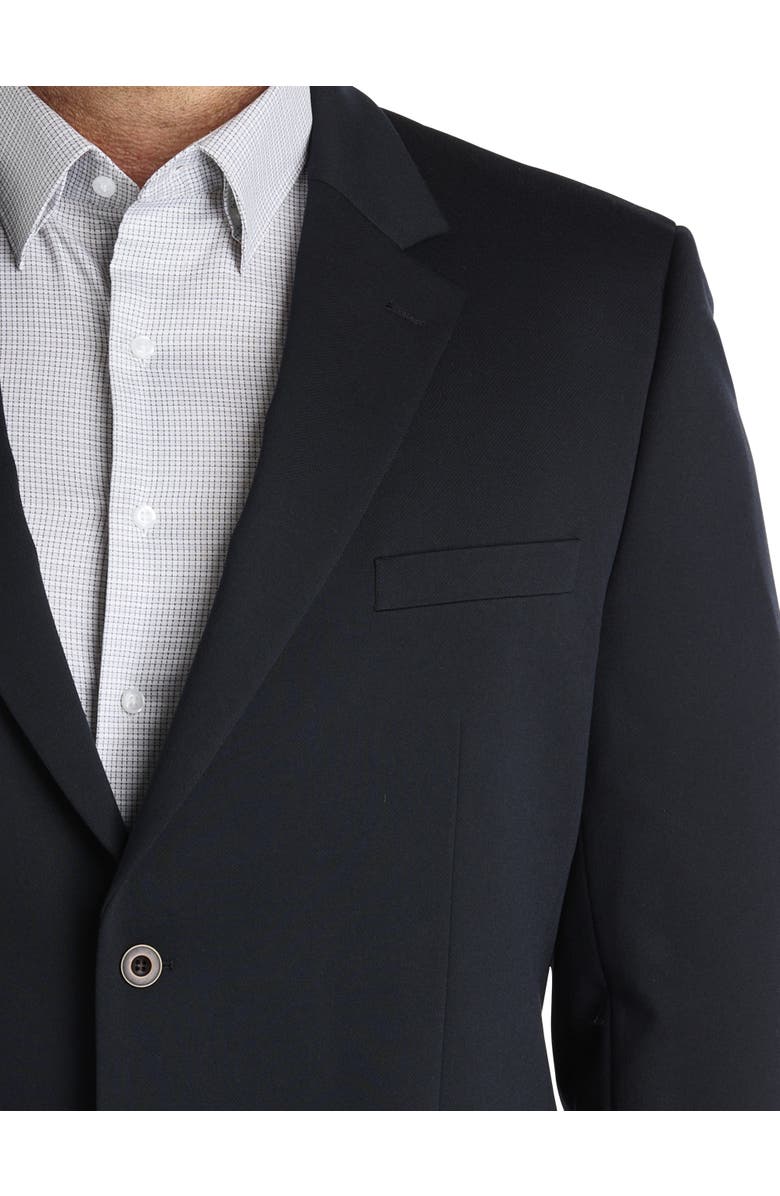 JV Reflex Big & Tall Classic Knit Blazer, Alternate, color, Black