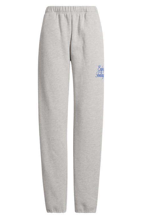 THE MAYFAIR GROUP THE MAYFAIR GROUP ENJOY TODAY FLEECE GRAPHIC JOGGERS