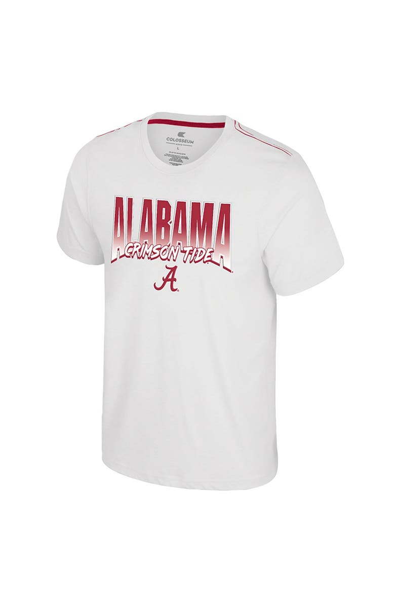 COLOSSEUM Men's Colosseum White Alabama Crimson Tide Dual Logo T-Shirt, Alternate, color, 