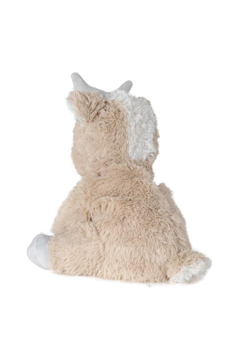Warmies® Microwavable Plush 13" Goat and Board Book, Alternate, color, beige