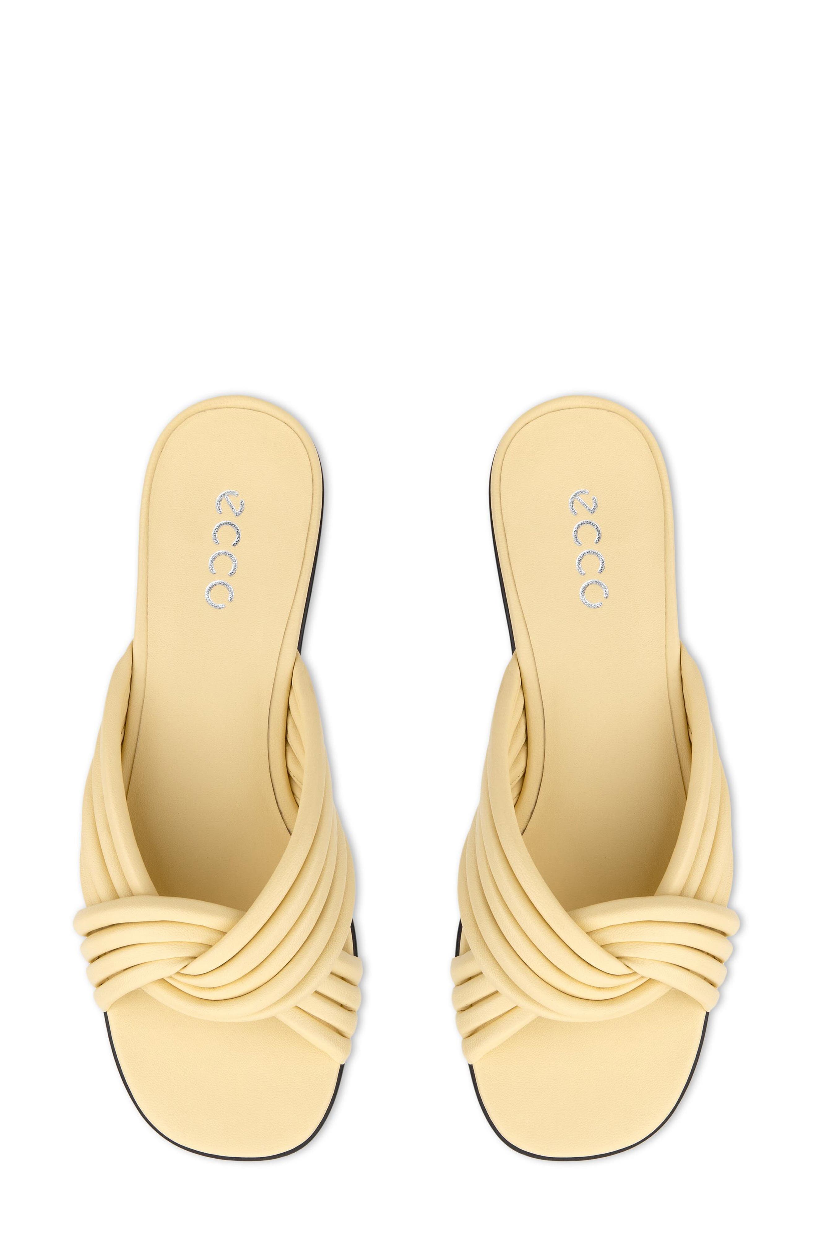ECCO Alba Mule Sandal, Alternate, color, Straw