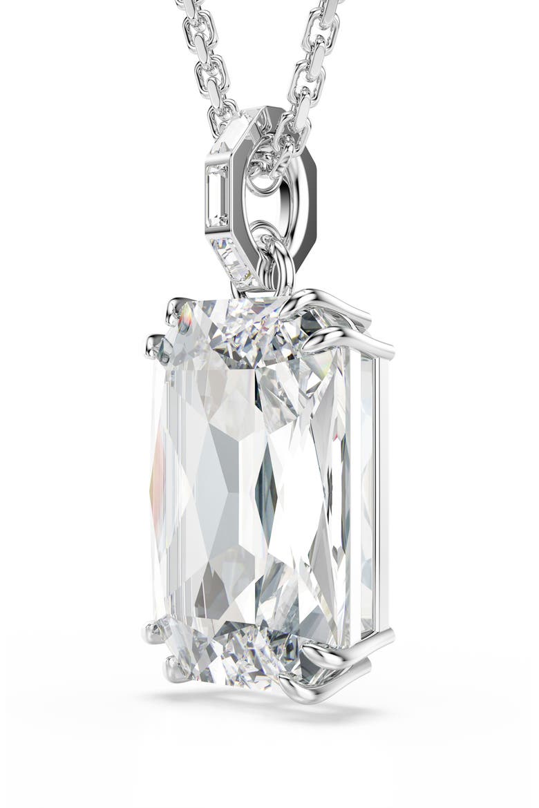 Millenia Crystal Pendant Necklace, Alternate, color, SILVER