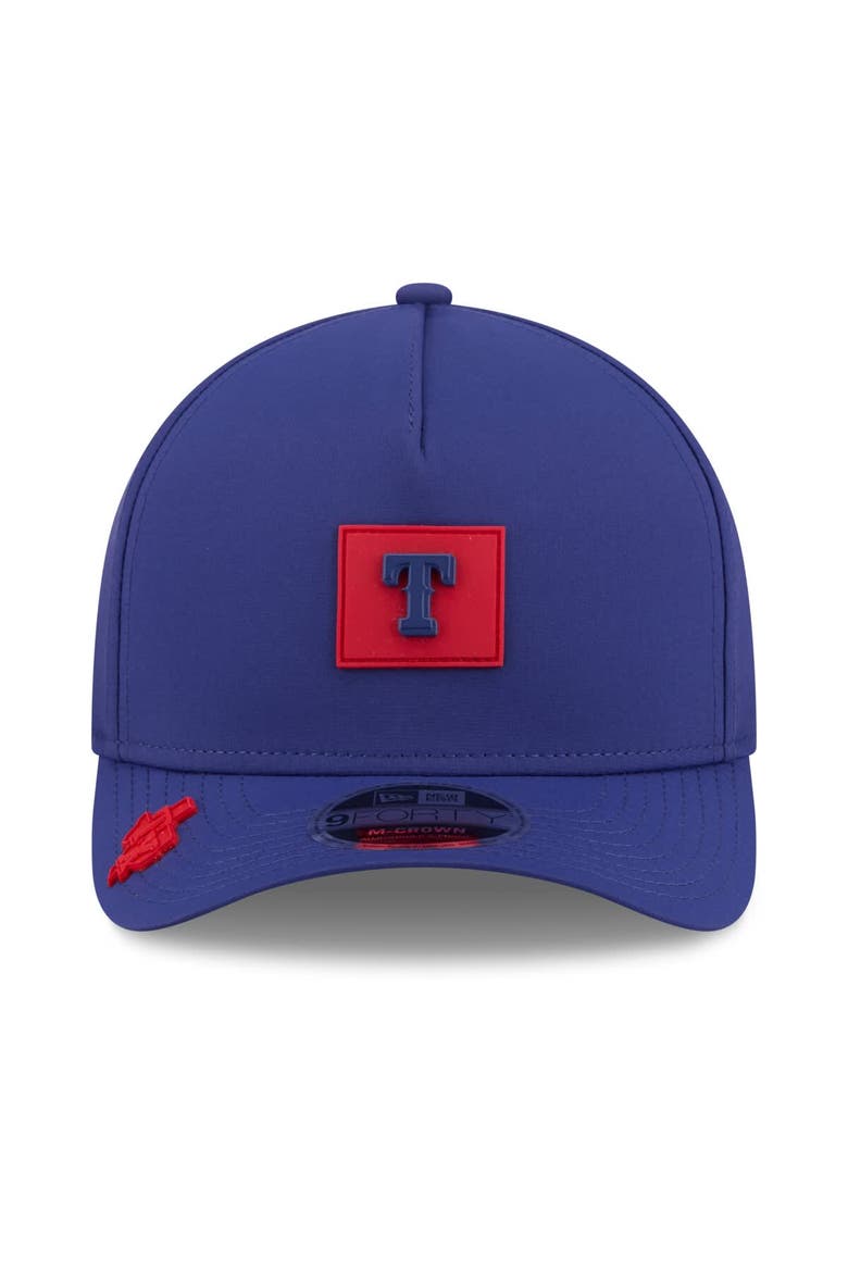 Men's New Era  Royal Texas Rangers 2026 Clubhouse 9FORTY A-Frame Adjustable Hat, Alternate, color, Royal
