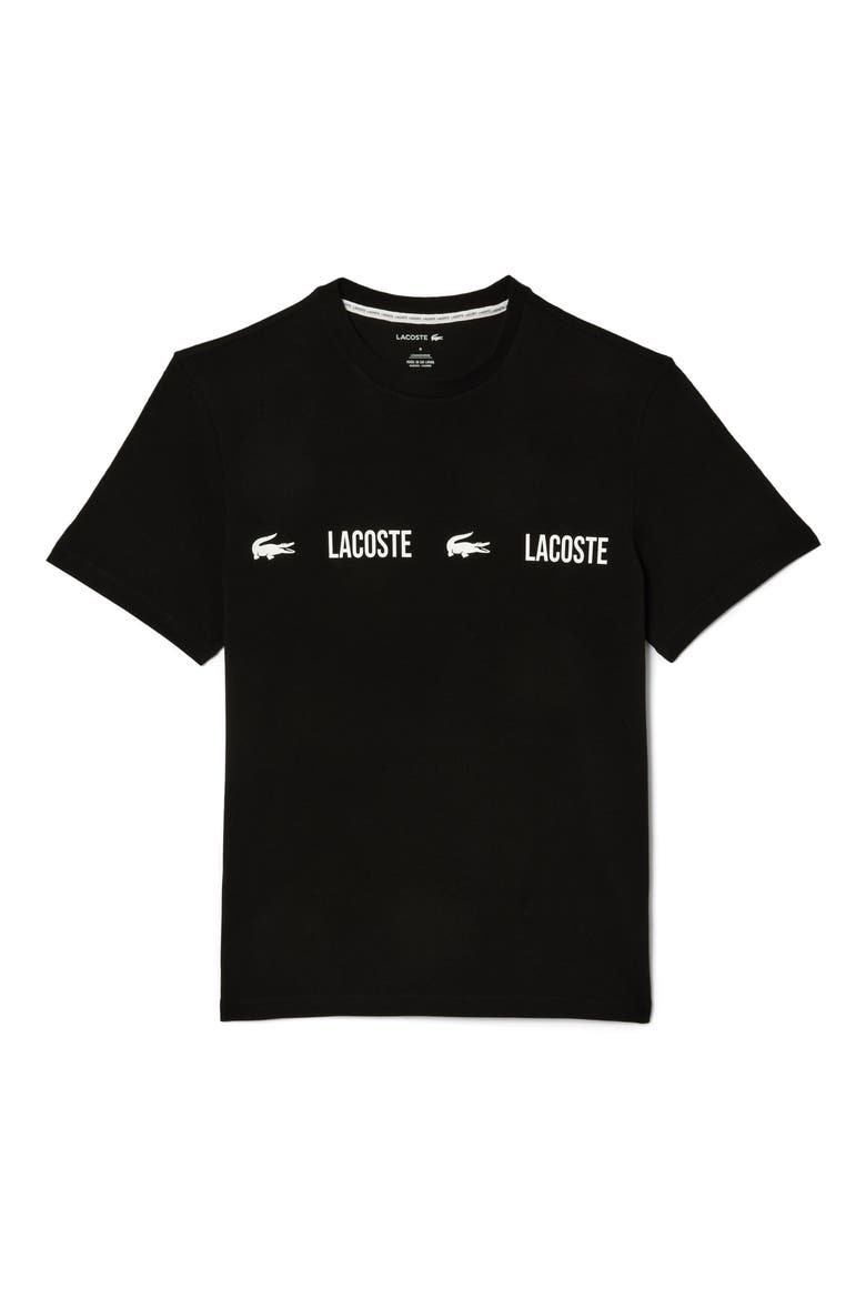 Logo Lounge T-Shirt, Alternate, color, BLACK/ WHITE