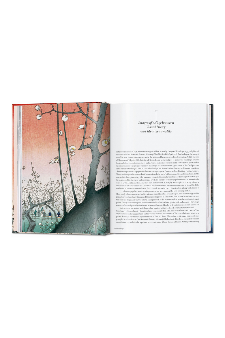 Hiroshige One Hundred Famous Views of Edo 45th ed English French German Book, Alternate, color, multicolor