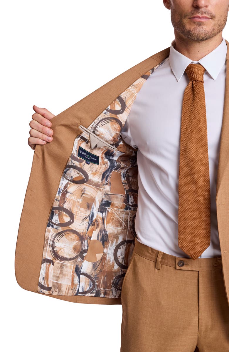 PAISLEY & GRAY Ashton Slim Fit Sport Coat, Alternate, color, Kombucha Shark