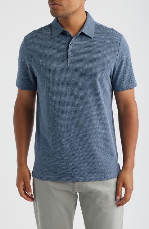 Keyes Jacquard Knit Polo