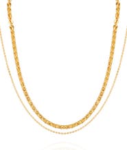 Vince Camuto Set of 2 Mixed Chain Necklaces