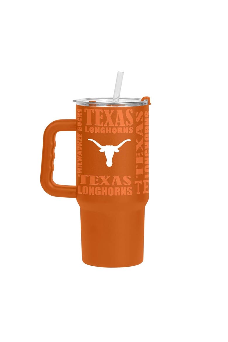 Texas Longhorns 24oz. Replay Powder Coat Tumbler, Main, color, Gray