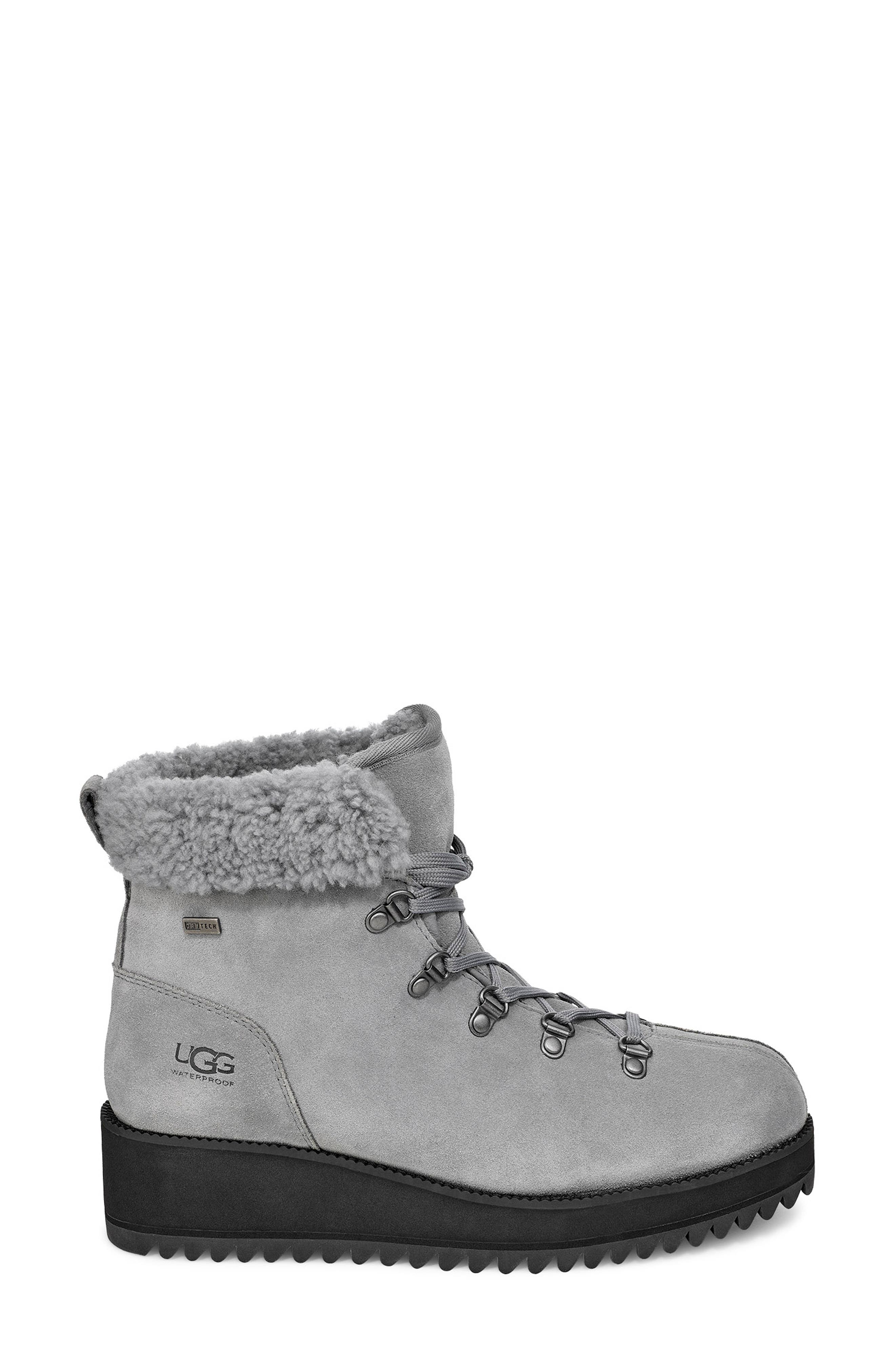 UGG<sup>®</sup> Birch Genuine Shearling Waterproof Winter Boot, Alternate, color, 
