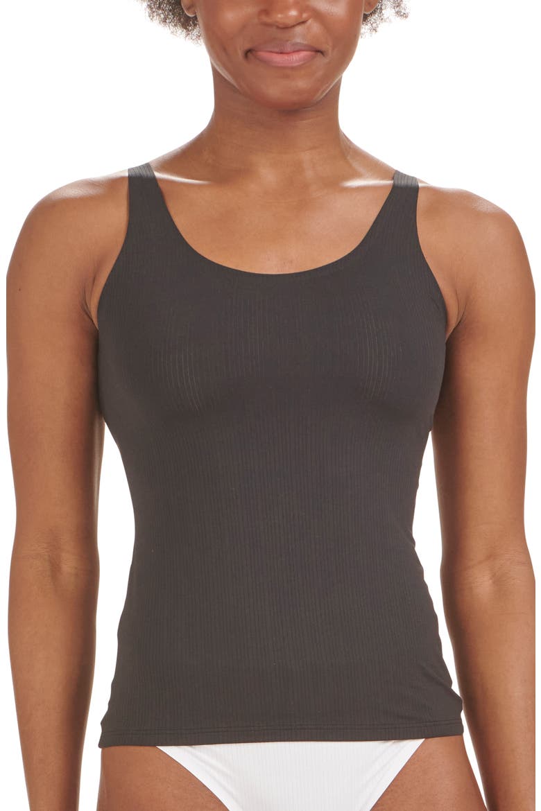 Beauty Tank Top, Main, color, BLACK