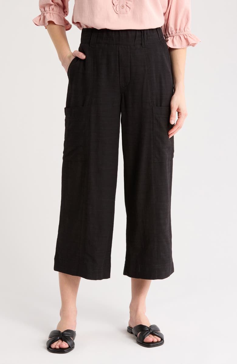 Democracy Pull-On Crop Wide Leg Pants, Main, color,