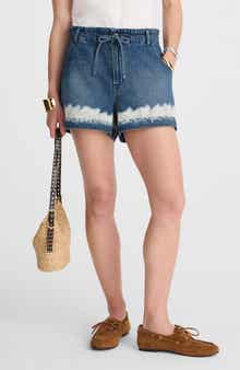 Madewell Tie Waist Denim Shorts