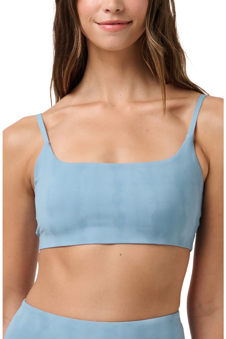 Moveknit Resilience Longline Sports Bra, Main, color, BRUNNERA BLUE MULTI