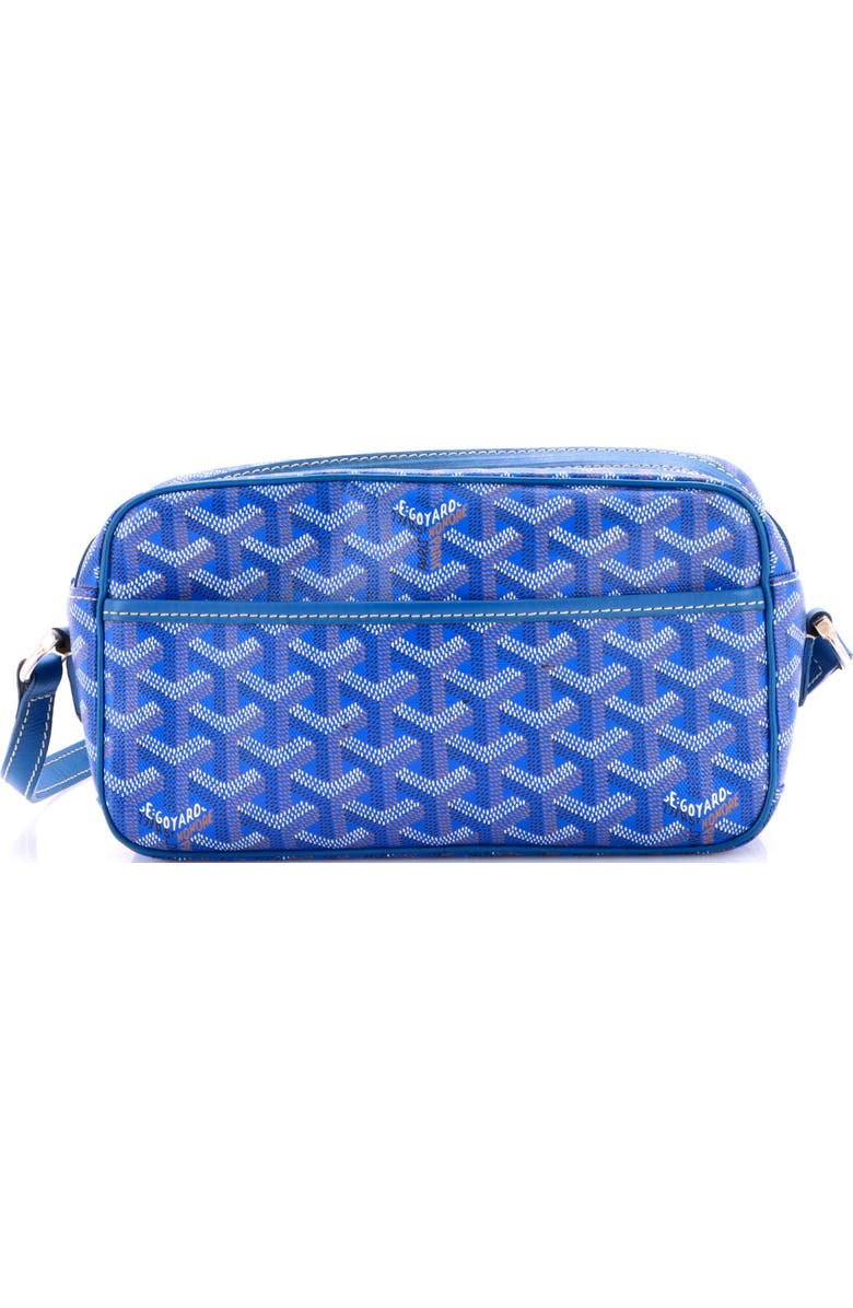 Pre-Owned Goyard Cap Vert Bag Coated Canvas, Main, color, Blue