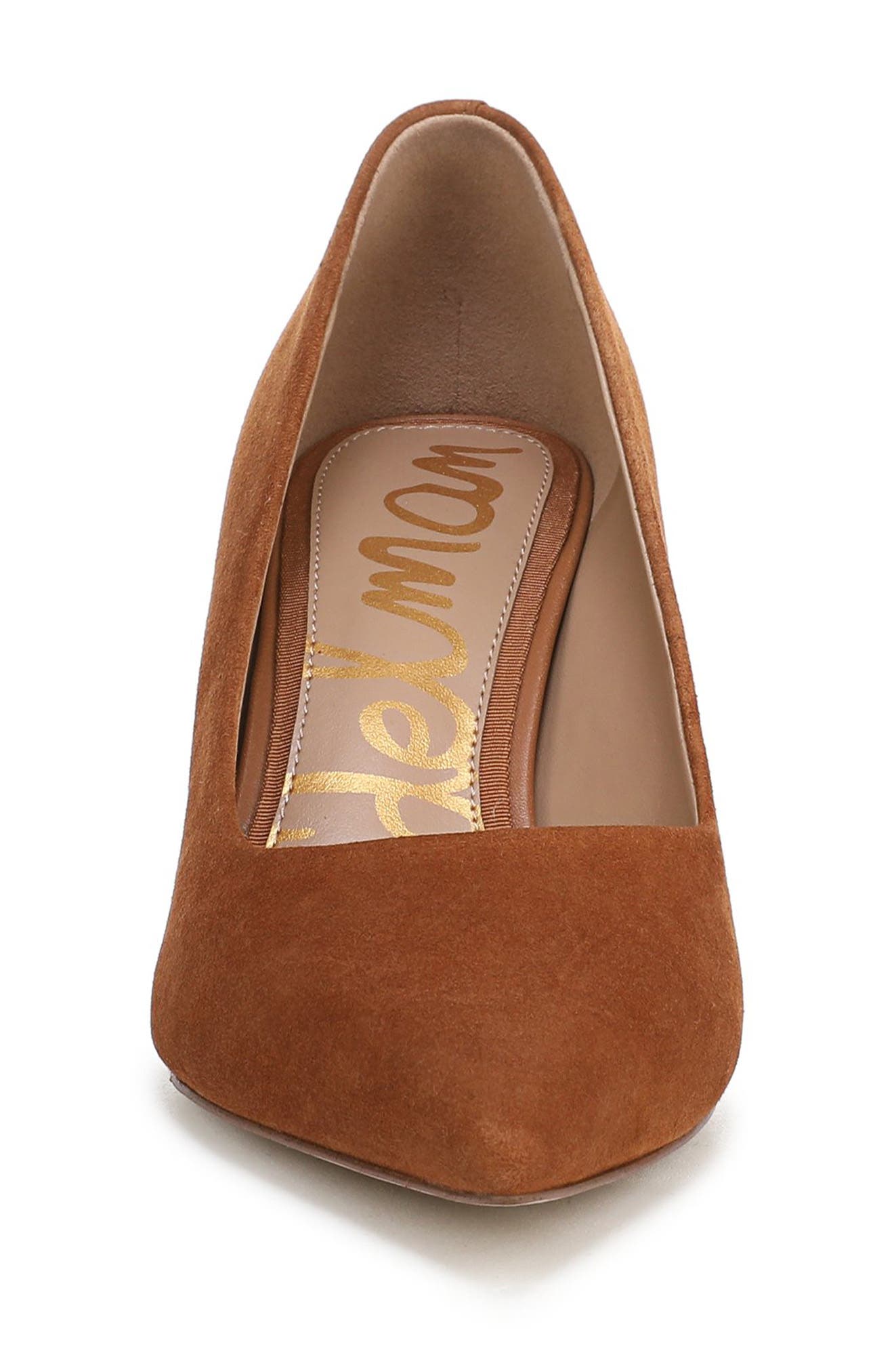 Sam Edelman Vienna Pointed Toe Pump, Alternate, color, Frontier Brown