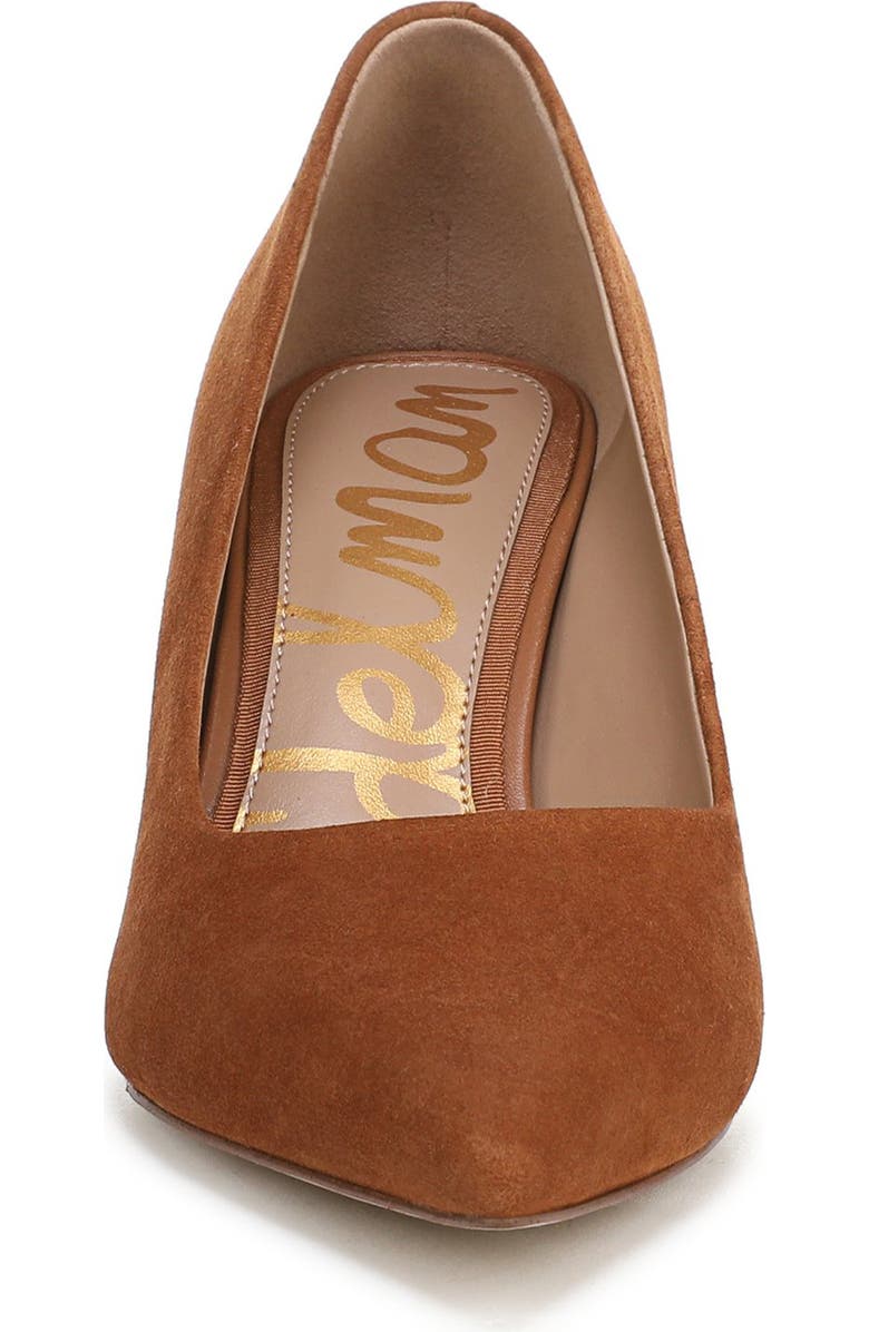 Sam Edelman Vienna Pointed Toe Pump, Alternate, color, Frontier Brown