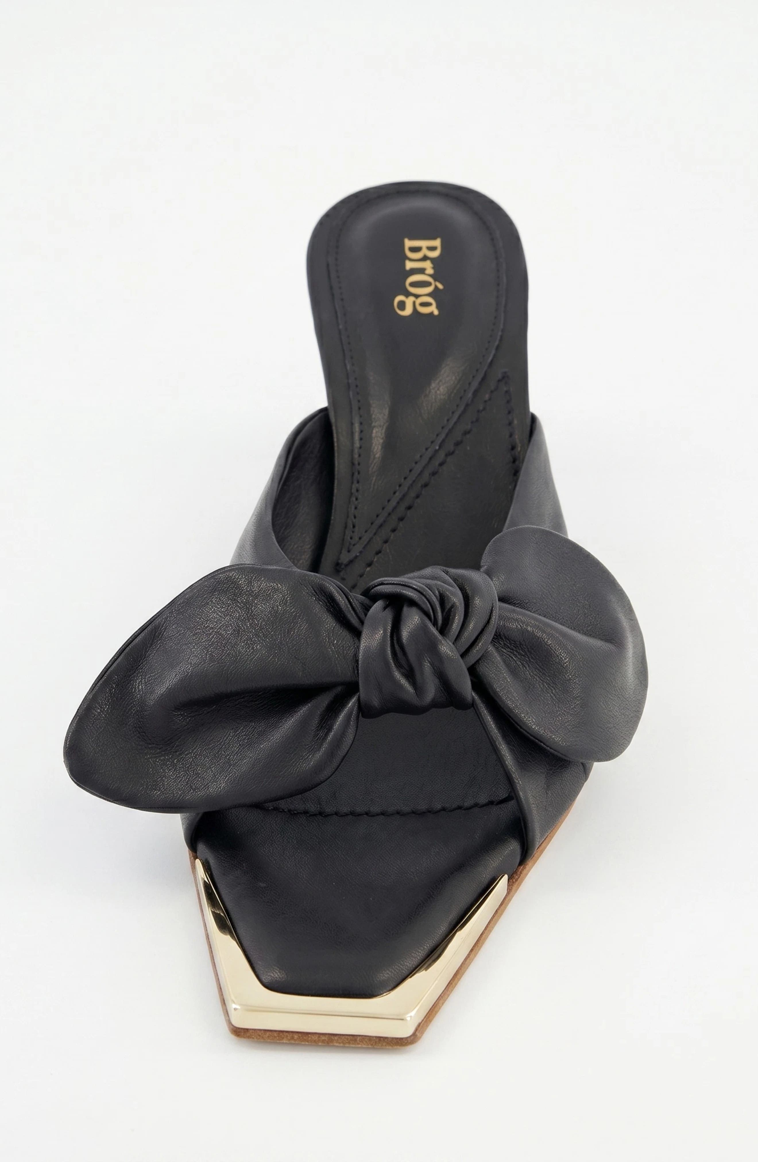 Brida Mule Kitten Heel Jet Black, Alternate, color, Jet Black