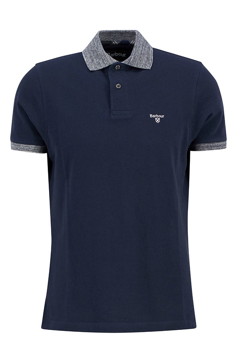 Barbour Marlton Tailored Fit Polo, Alternate, color, Navy