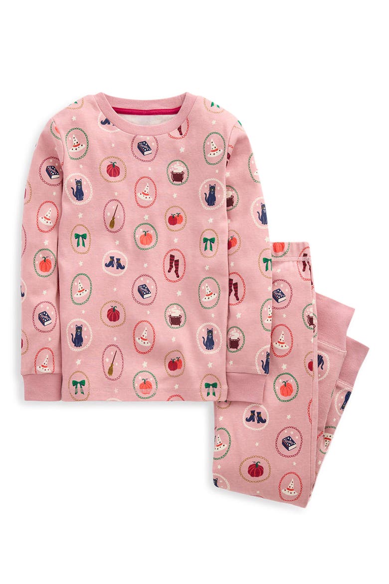 Kids' Snug Glow-in-the-Dark Pajamas, Main, color, HALLOWEEN