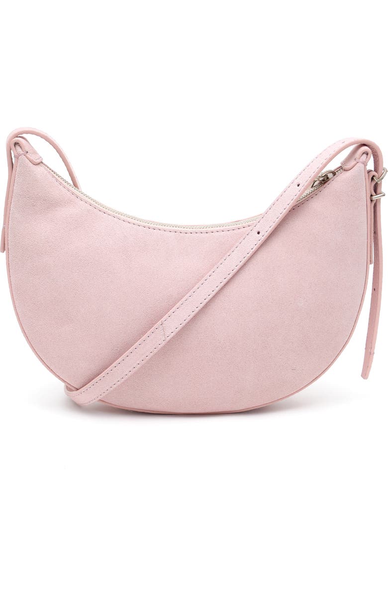 Thacker Silas Suede Crossbody Bag, Alternate, color, Light Pink