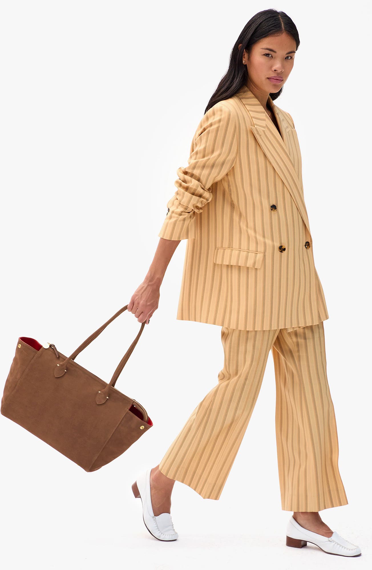 Женские сумки Clare V. Beatrice Nubuck Leather Tote — фото 6