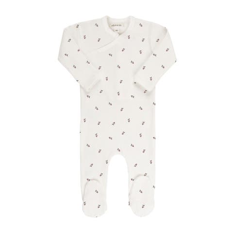 Baby Cotton Ribbed Zipper Footie