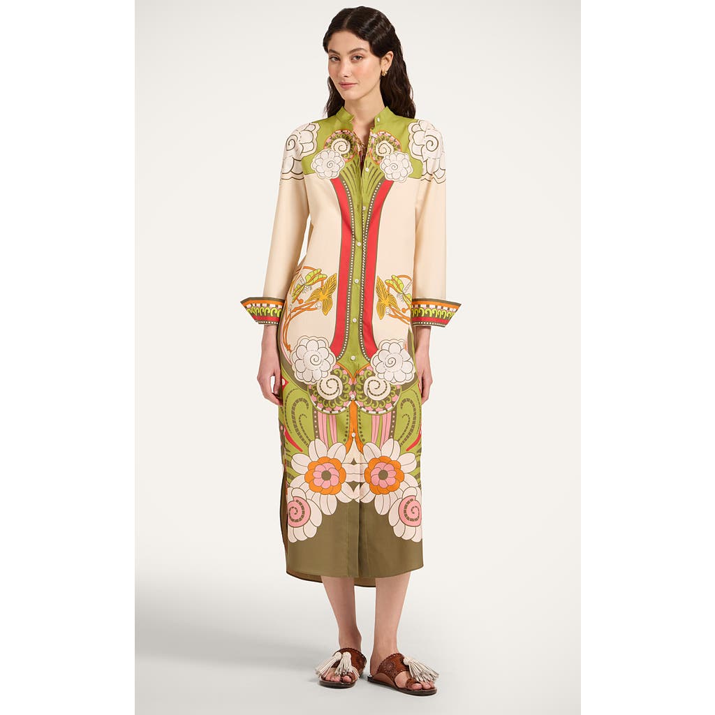 La DoubleJ Sundowner Tunic in Ambrosia Placée Ivory at Nordstrom, Size 46
