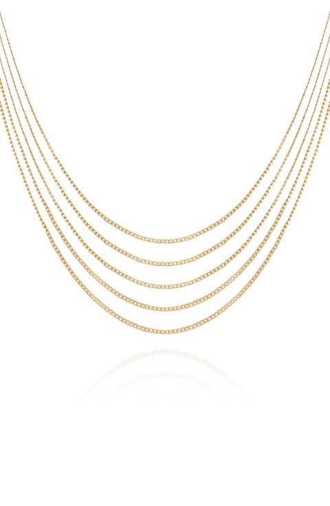 Curb Chain Layered Necklace