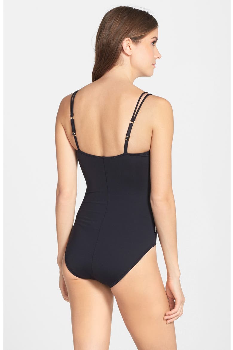 One-Piece Swimsuit, Alternate, color, BLACK/ WHITE